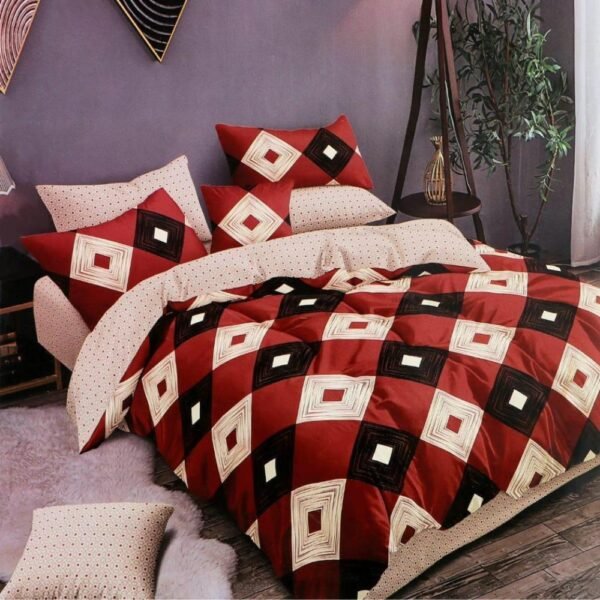 Crimson Block Comfort Set